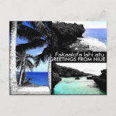 Grüße von Niue - Postkarte (Vorderseite)