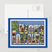 Grüße von North Carolina Travel Postkarte (Vorne/Hinten)