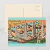 Grüße von NYC Postkarte (Vorne/Hinten)