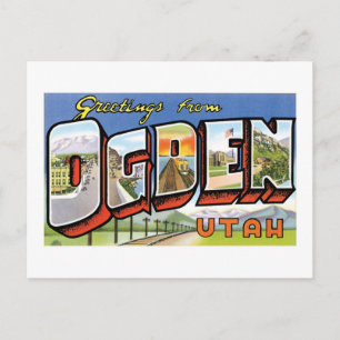 Grüße von Ogden, Utah! Postkarte
