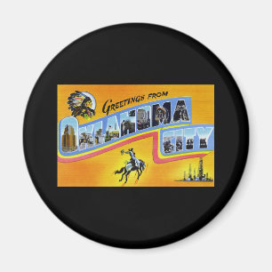 Grüße von Oklahoma City Oklahoma Magnet