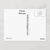 Grüße von Omaha, Nebraska Postkarte (Rückseite)