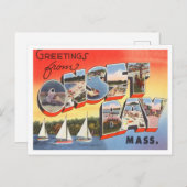 Grüße von Onset Bay, Massachusetts Travel Postkarte (Vorne/Hinten)