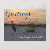 Grüße von Orange Beach, AL Postkarte (Vorderseite)