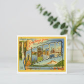 Grüße von Oregon Postkarte (Stehend Vorderseite)