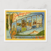 Grüße von Oregon Postkarte (Vorderseite)