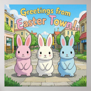 Grüße von Osterfeier Poster