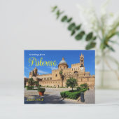 Grüße von Palermo Postcard Italien Postkarte (Stehend Vorderseite)