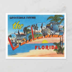 Grüße von Palm Beaches, Florida Reise Postkarte