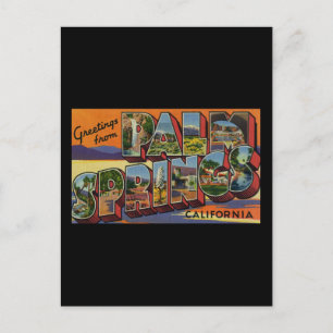Grüße von Palm Springs California Postkarte