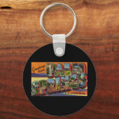 Grüße von Palm Springs California Schlüsselanhänger (Vorderseite)