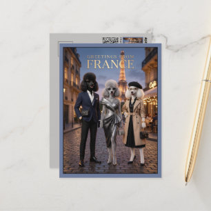 Grüße von Paris Travel Postkarte