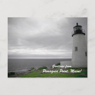 Grüße von Pemaquid Point, Maine! Postkarte