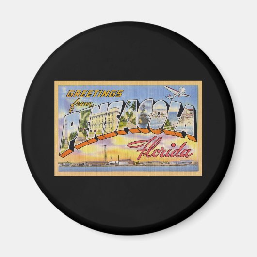 Grüße von Pensacola Florida Magnet (Vorne)