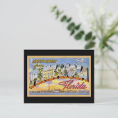 Grüße von Pensacola Florida Postkarte (Stehend Vorderseite)