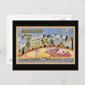 Grüße von Pensacola Florida Postkarte (Vorne/Hinten)