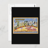 Grüße von Pensacola Florida Postkarte (Vorne/Hinten)