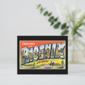 Grüße von Phoenix Arizona Postkarte (Stehend Vorderseite)