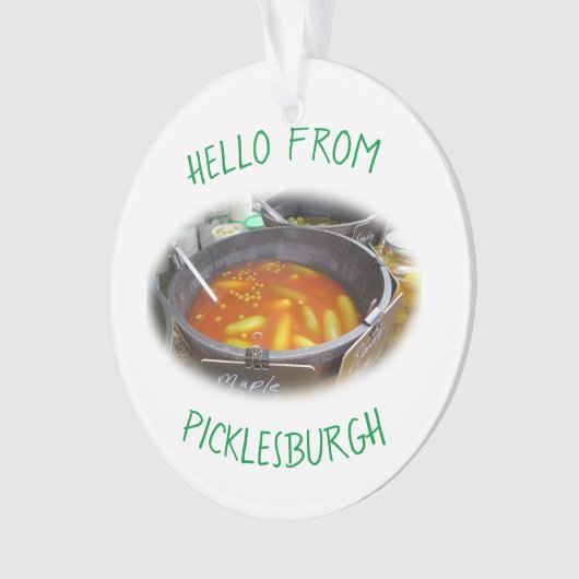 Grüße von Picklesburgh Ornament (Vorderseite)