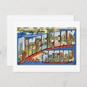 Grüße von Pikes Peak, CO! Postkarte (Vorne/Hinten)