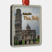 Grüße von Pisa Italien Ornament Aus Metall (Rechts)