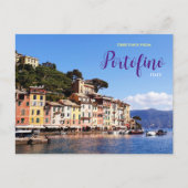Grüße von Portofino Italien Postkarte (Vorderseite)