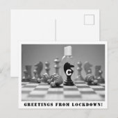 Grüße von Postkarte mit Schließung! (Vorne/Hinten)