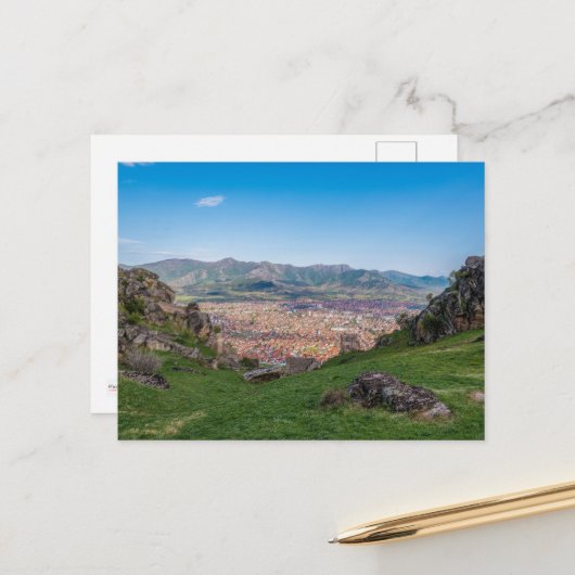 Grüße von Prilep, Mazedonien Postcard Postkarte (Vorderseite/Rückseite Beispiel)