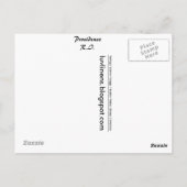 Grüße von Providence Postkarte (Rückseite)