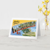 Grüße von Providence, Rhode Island! Karte (Gelbe Blume)