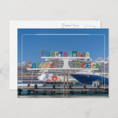 Grüße von Puerta Maya, Cozumel Postkarte (Vorne/Hinten)