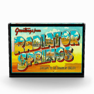 Grüße von Radiator Springs Arizona Fotoblock