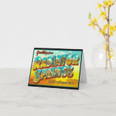 Grüße von Radiator Springs Arizona Karte (Gelbe Blume)