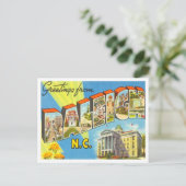Grüße von Raleigh, North Carolina Travel Postkarte (Stehend Vorderseite)