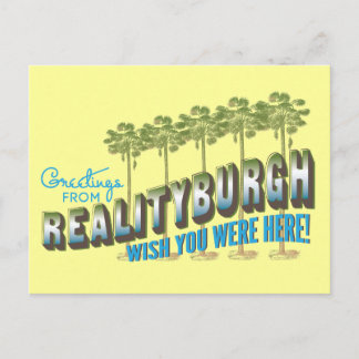 Grüße von Realityburgh - wünschten, Sie wären hier Postkarte