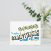 Grüße von Realityburgh - wünschten, Sie wären hier Postkarte (Stehend Vorderseite)