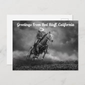 Grüße von Red Bluff, California Postcard Postkarte (Vorne/Hinten)
