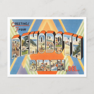 Grüße von Rehoboth Beach, Delaware Reise Postkarte