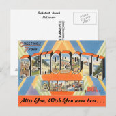 Grüße von Rehoboth Beach Postkarte (Vorne/Hinten)