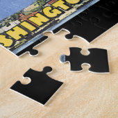 Grüße von Reise Seattles Washington_Vintage Puzzle (Seite)