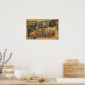 Grüße von Reno, NevadaReno, NV Poster (Küche)