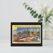 Grüße von Richmond Indiana Postkarte (Stehend Vorderseite)