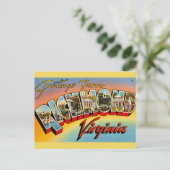 Grüße von Richmond, VA Postkarte (Stehend Vorderseite)