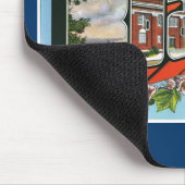 Grüße von Roanoke, Virginia! Retro Postkarte Mousepad (Ecke)