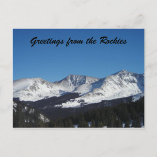 Grüße von Rockies Postkarte