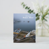 Grüße von Rockport, Maine! Postkarte (Stehend Vorderseite)