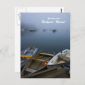 Grüße von Rockport, Maine! Postkarte (Vorne/Hinten)
