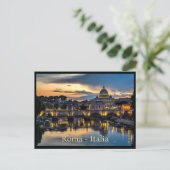 Grüße von Roma Italia, Text nach Maß Postkarte (Stehend Vorderseite)