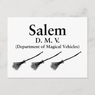 Grüße von Salem Postkarte