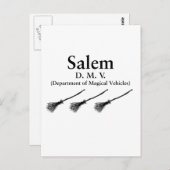 Grüße von Salem Postkarte (Vorne/Hinten)